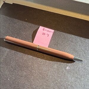 COACH Brown MINI Ballpoint Pen